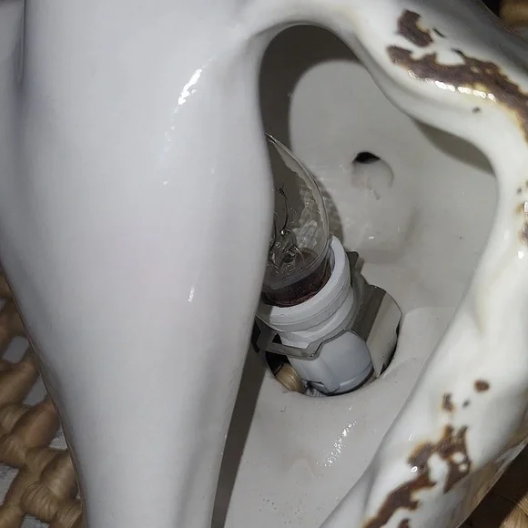 Ceramic  Nautical Conch shell light Vtg - Picture 12 of 12